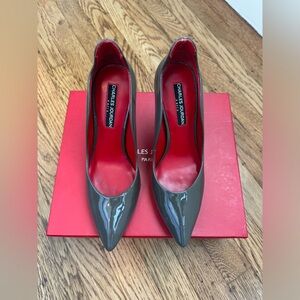 New Charles Jourdan Leather Heels size 6